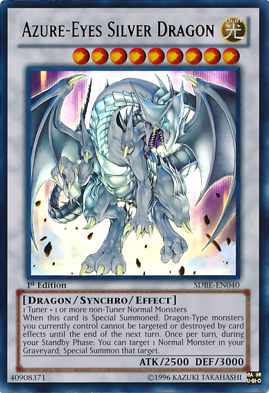 Azure-Eyes Silver Dragon [SDBE-EN040] Ultra Rare | Exor Games Summserside