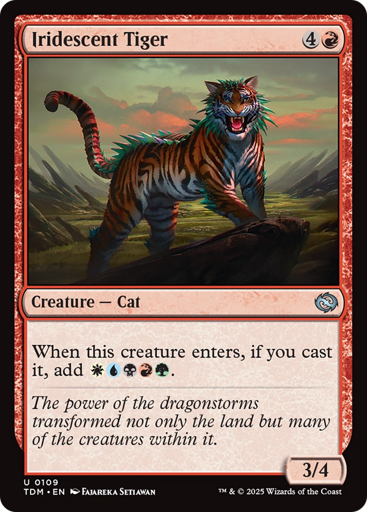 Iridescent Tiger [Tarkir: Dragonstorm] | Exor Games Summserside
