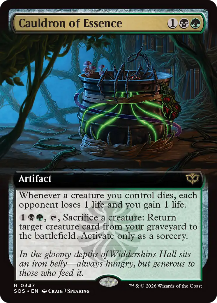 Cauldron of Essence (Extended Art) [Secrets of Strixhaven] | Exor Games Summserside