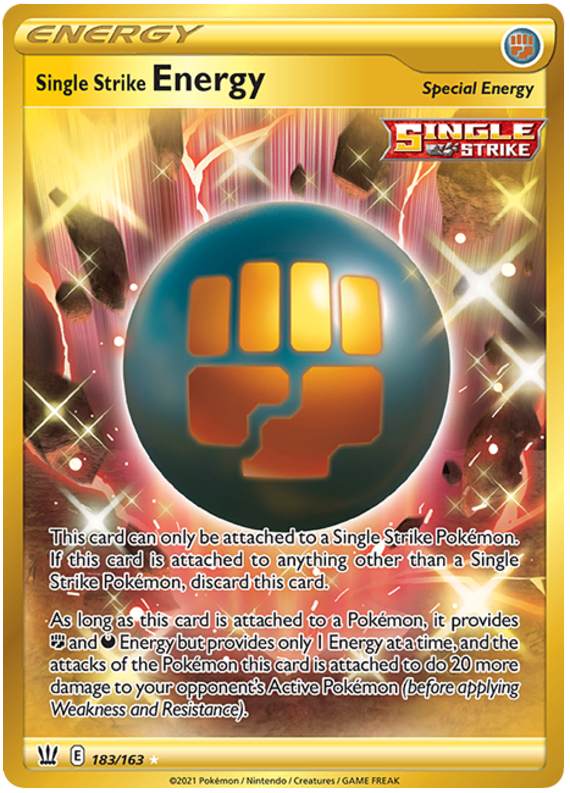 Single Strike Energy (183/163) [Sword & Shield: Battle Styles] | Exor Games Summserside