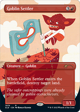 Goblin Settler (Borderless) [Secret Lair Drop Series] | Exor Games Summserside