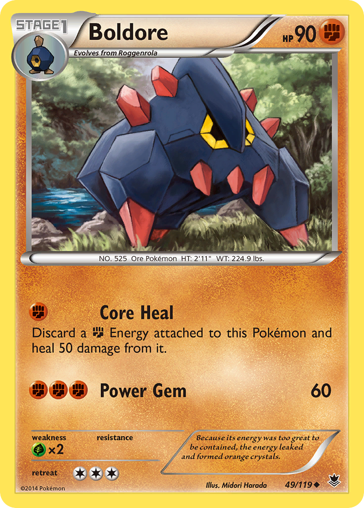 Boldore (49/119) [XY: Phantom Forces] | Exor Games Summserside