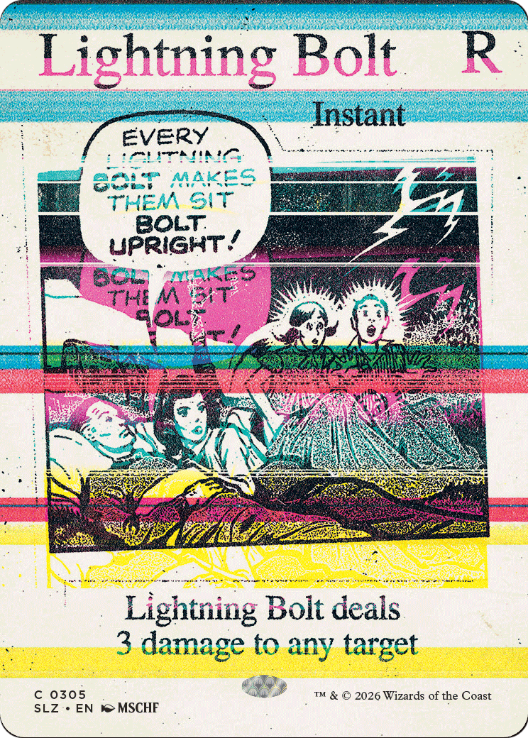 Lightning Bolt (0305) [Secret Lair x MSCHF: The Zeta Set] | Exor Games Summserside