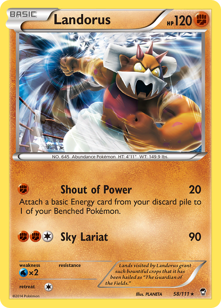 Landorus (58/111) [XY: Furious Fists] | Exor Games Summserside