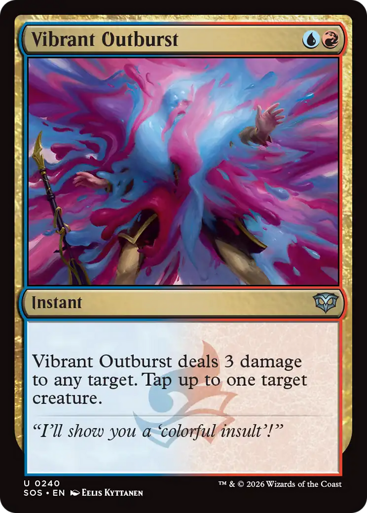 Vibrant Outburst [Secrets of Strixhaven] | Exor Games Summserside