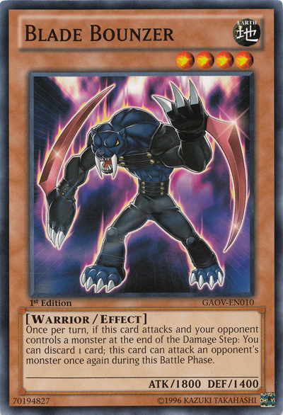 Blade Bounzer [GAOV-EN010] Common | Exor Games Summserside