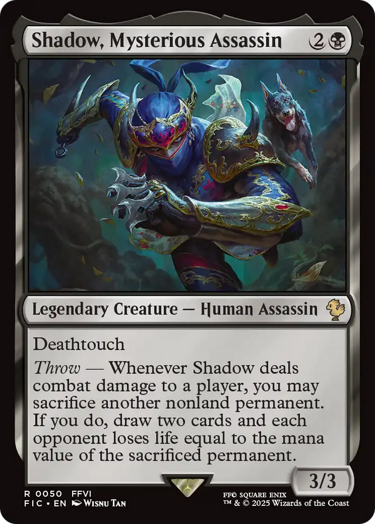 Shadow, Mysterious Assassin [FINAL FANTASY Commander] | Exor Games Summserside