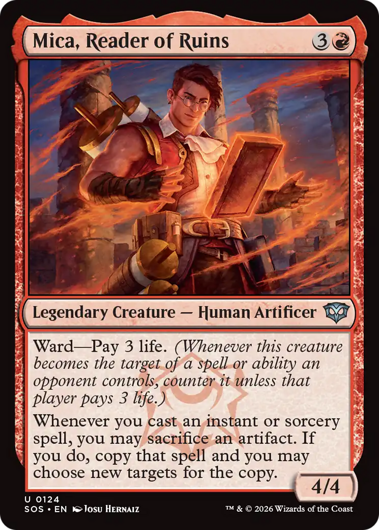 Mica, Reader of Ruins [Secrets of Strixhaven] | Exor Games Summserside