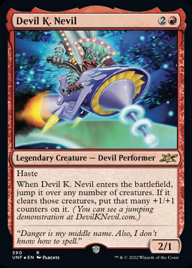 Devil K. Nevil (Galaxy Foil) [Unfinity] | Exor Games Summserside