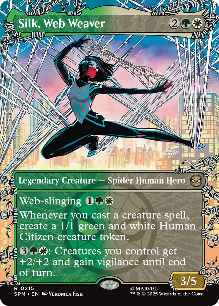Silk, Web Weaver (Borderless) [Marvel's Spider-Man] | Exor Games Summserside
