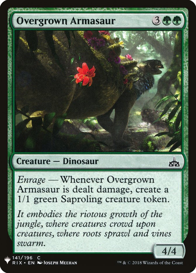 Overgrown Armasaur [Mystery Booster] | Exor Games Summserside