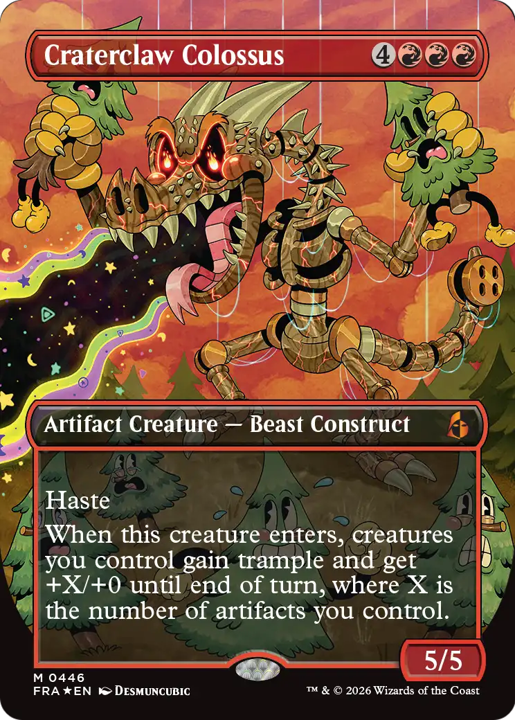 Craterclaw Colossus (Borderless) (0446) [Reality Fracture] | Exor Games Summserside