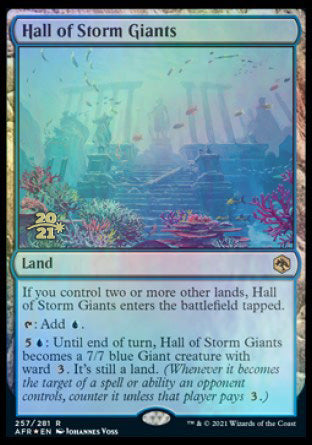Hall of Storm Giants [Dungeons & Dragons: Adventures in the Forgotten Realms Prerelease Promos] | Exor Games Summserside