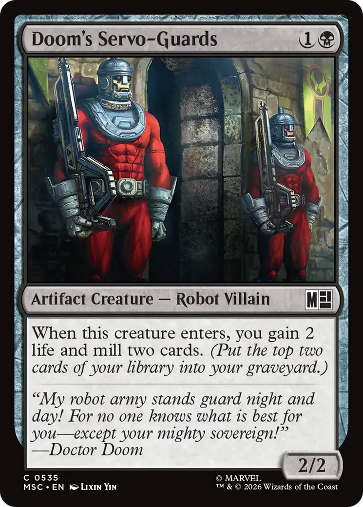 Doom's Servo-Guards [Marvel Super Heroes Commander] | Exor Games Summserside