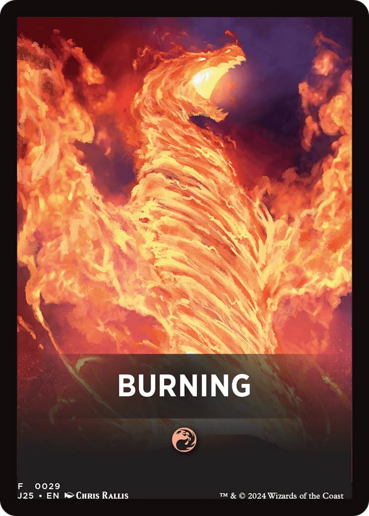 Burning Theme Card [Foundations Jumpstart Front Cards] | Exor Games Summserside