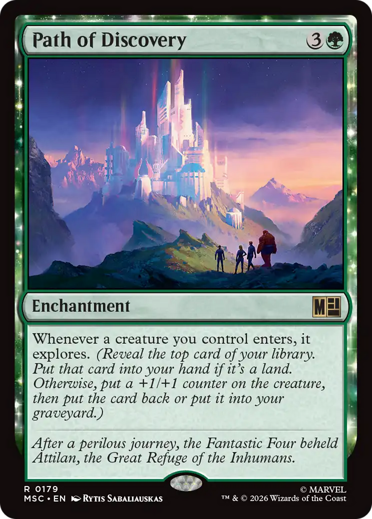 Path of Discovery (Surge Foil) [Marvel Super Heroes Commander] | Exor Games Summserside