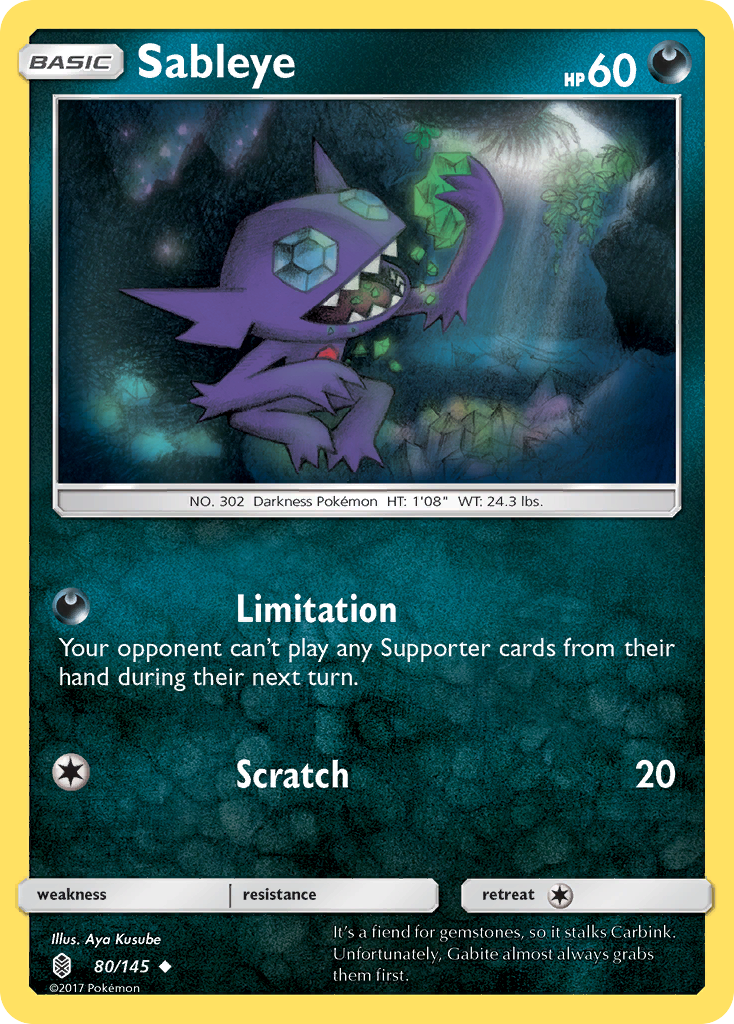 Sableye (80/145) [Sun & Moon: Guardians Rising] | Exor Games Summserside