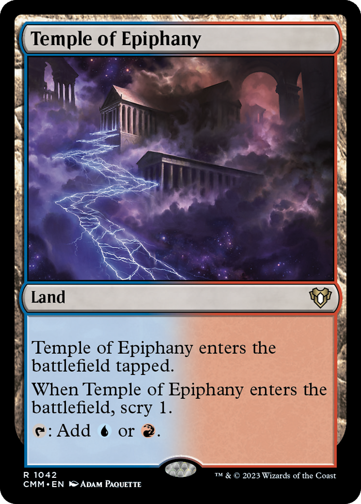 Temple of Epiphany [Commander Masters] | Exor Games Summserside