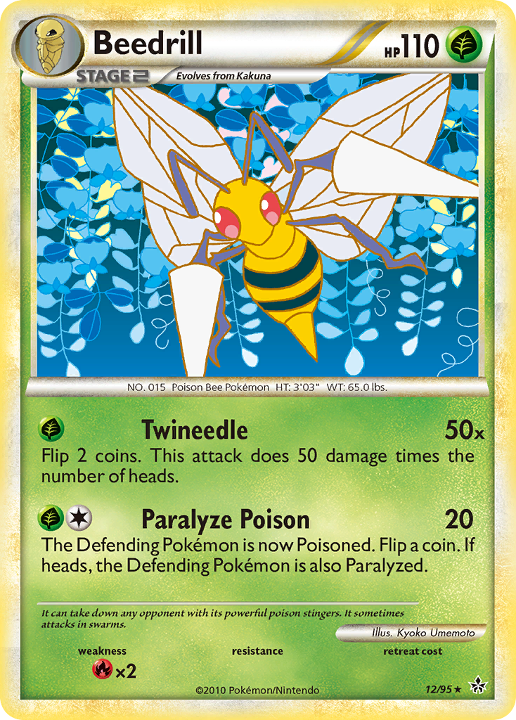 Beedrill (12/95) [HeartGold & SoulSilver: Unleashed] | Exor Games Summserside