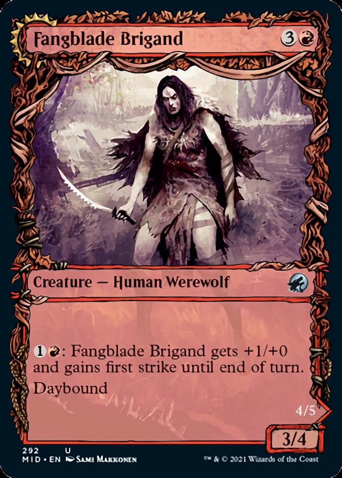 Fangblade Brigand // Fangblade Eviscerator (Showcase Equinox) [Innistrad: Midnight Hunt] | Exor Games Summserside
