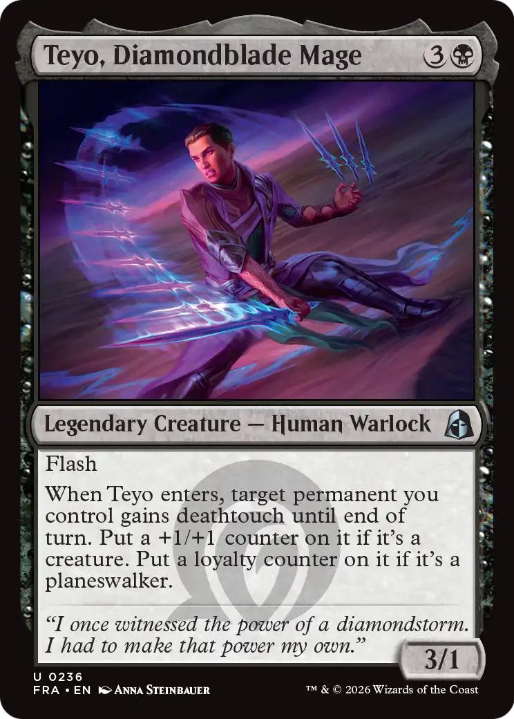 Teyo, Diamondblade Mage [Reality Fracture] | Exor Games Summserside