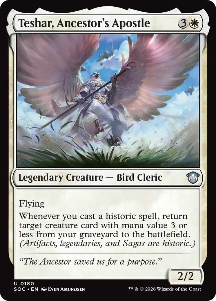 Teshar, Ancestor's Apostle [Secrets of Strixhaven Commander] | Exor Games Summserside