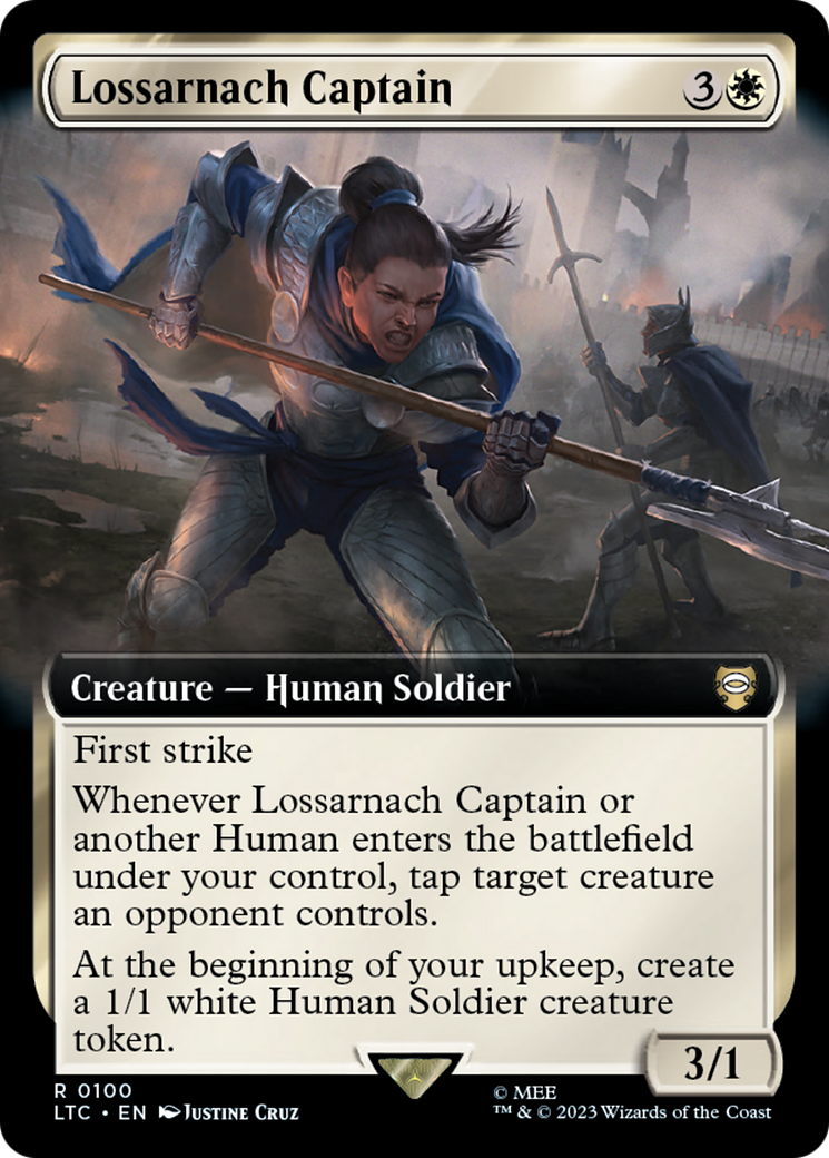 Lossarnach Captain (Extended Art) [The Lord of the Rings: Tales of Middle-Earth Commander] | Exor Games Summserside
