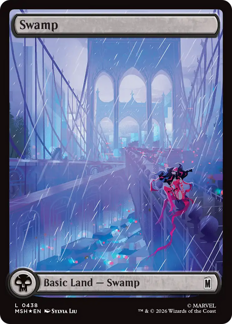 Swamp (0438) (Surge Foil) [Marvel Super Heroes] | Exor Games Summserside