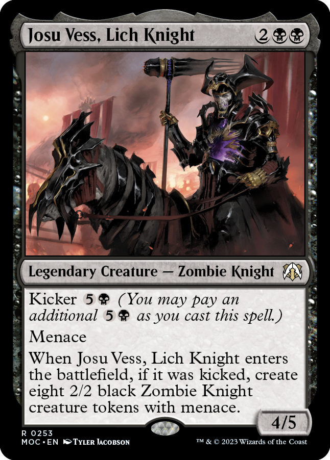 Josu Vess, Lich Knight [March of the Machine Commander] | Exor Games Summserside