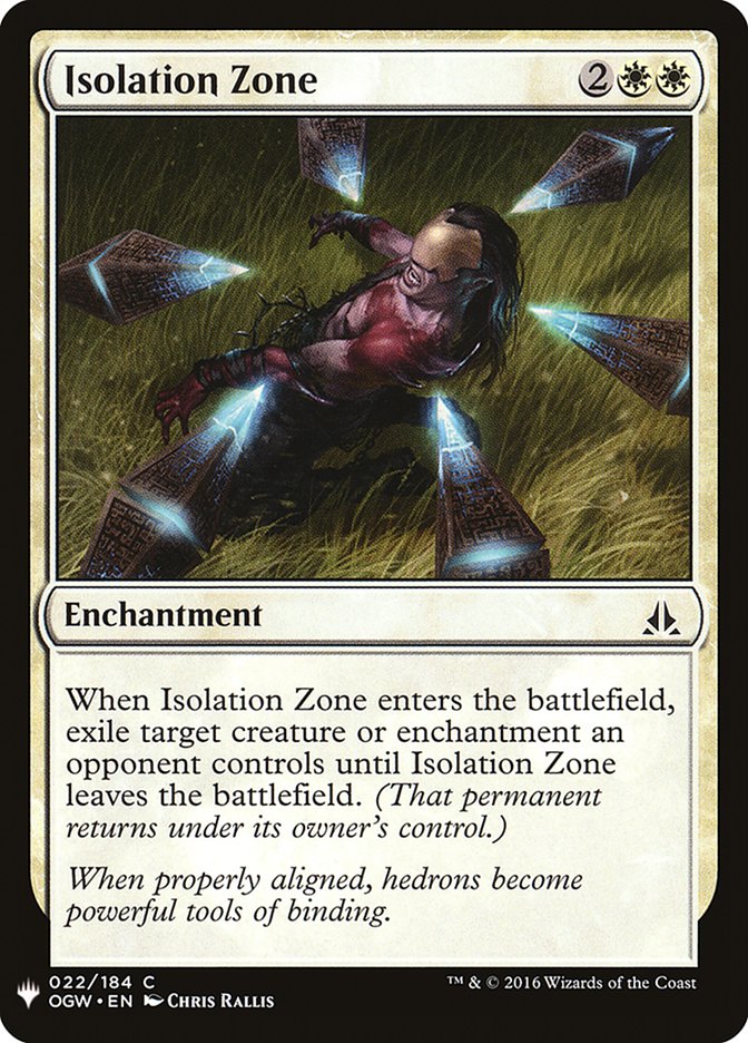 Isolation Zone [Mystery Booster] | Exor Games Summserside