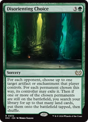 Disorienting Choice (Extended Art) [Duskmourn: House of Horror Commander] | Exor Games Summserside