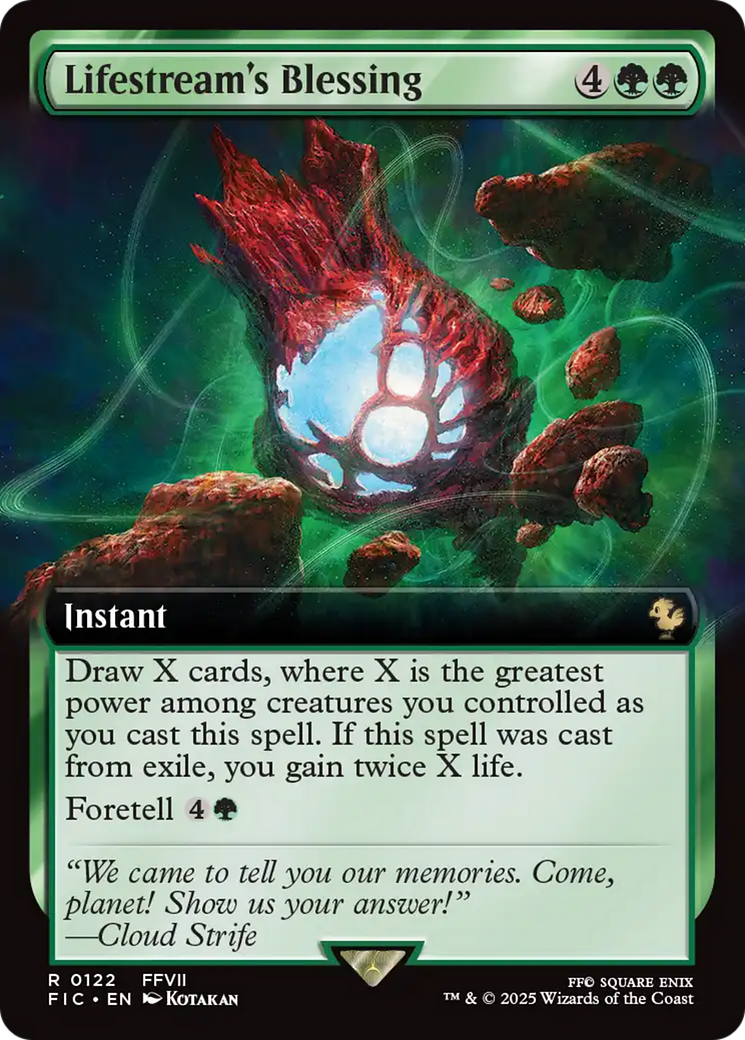 Lifestream's Blessing (Extended Art) [FINAL FANTASY Commander] | Exor Games Summserside