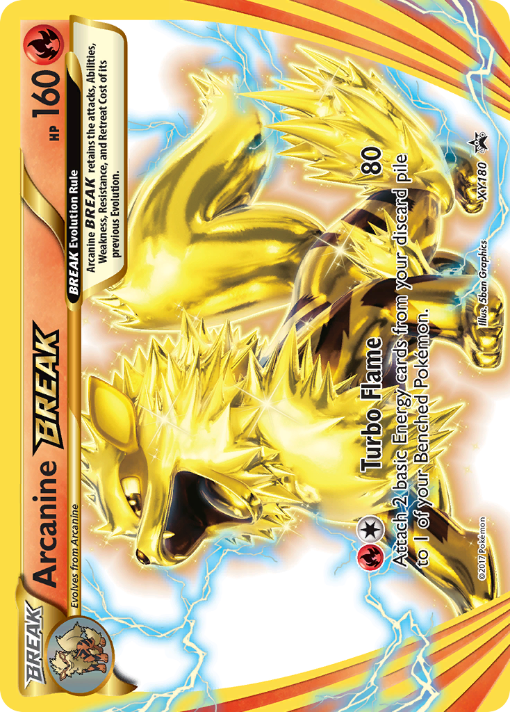 Arcanine BREAK (XY180) [XY: Black Star Promos] | Exor Games Summserside