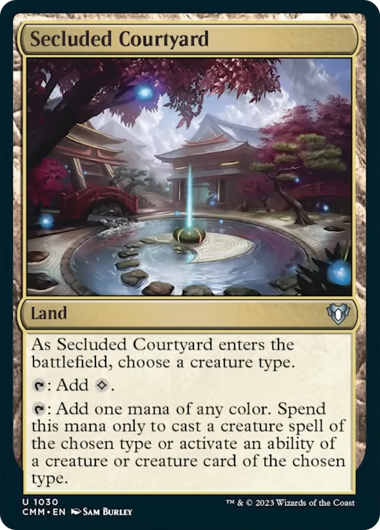 Secluded Courtyard [Commander Masters] | Exor Games Summserside