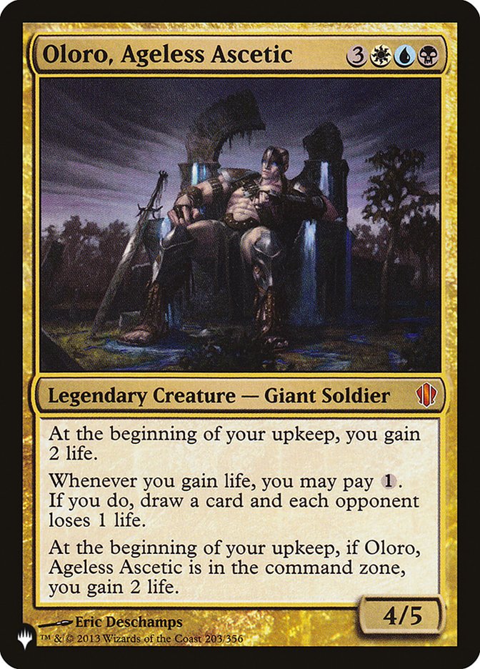 Oloro, Ageless Ascetic [The List] | Exor Games Summserside