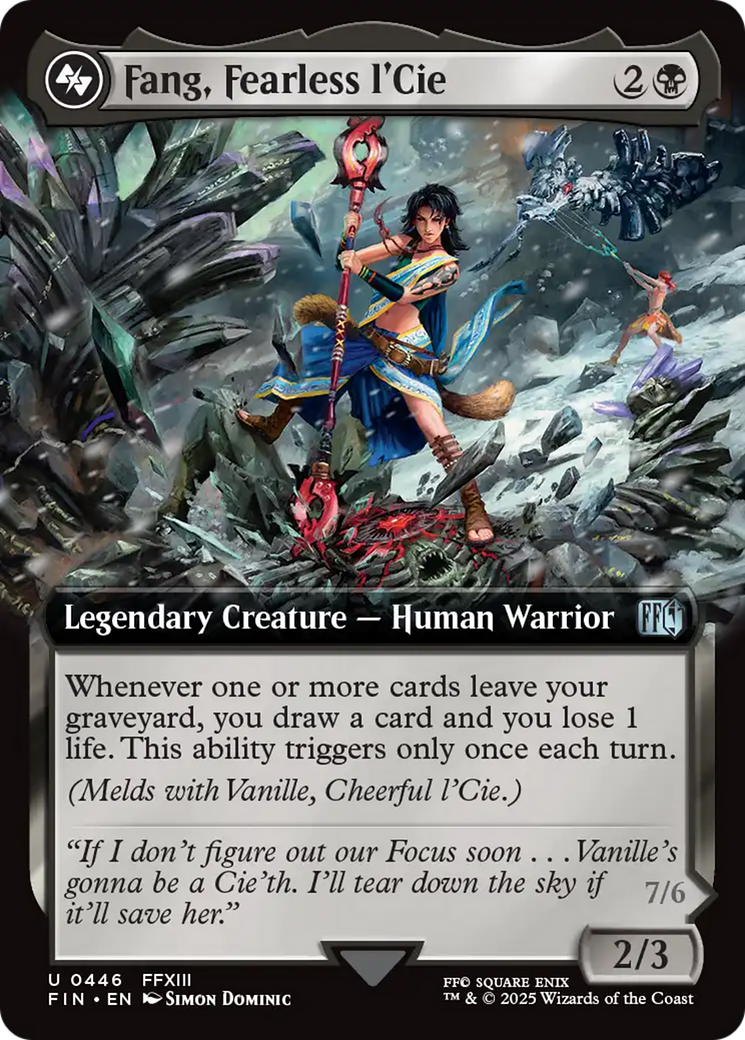 Fang, Fearless l'Cie (Extended Art) [FINAL FANTASY] | Exor Games Summserside