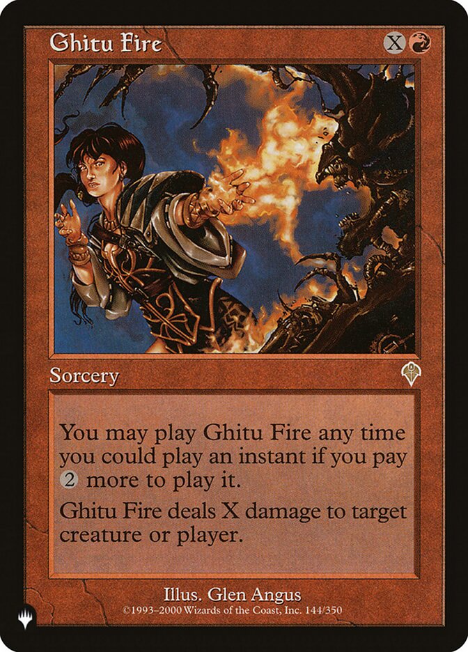 Ghitu Fire [The List] | Exor Games Summserside