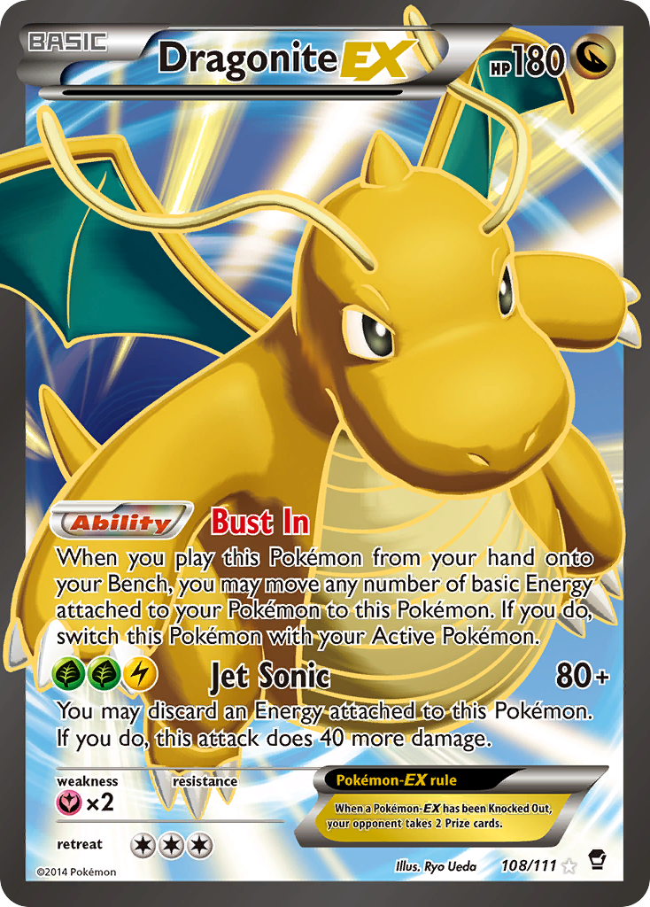 Dragonite EX (108/111) [XY: Furious Fists] | Exor Games Summserside