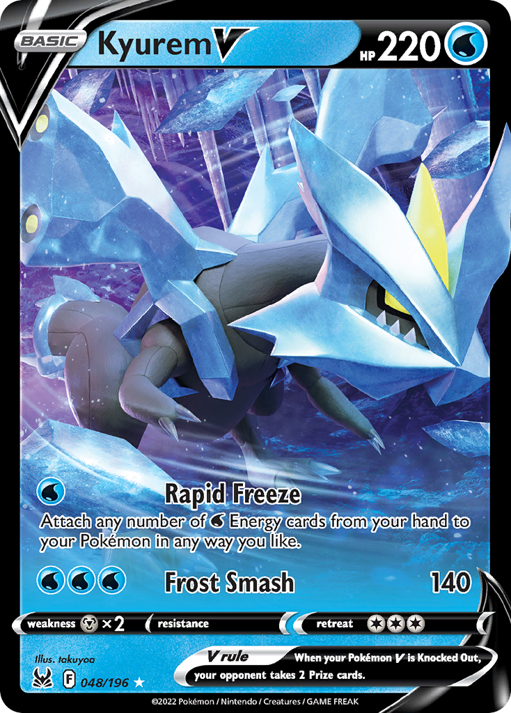 Kyurem V (048/196) (Jumbo Card) [Sword & Shield: Lost Origin] | Exor Games Summserside