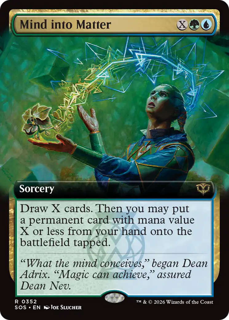 Mind into Matter (Extended Art) [Secrets of Strixhaven] | Exor Games Summserside