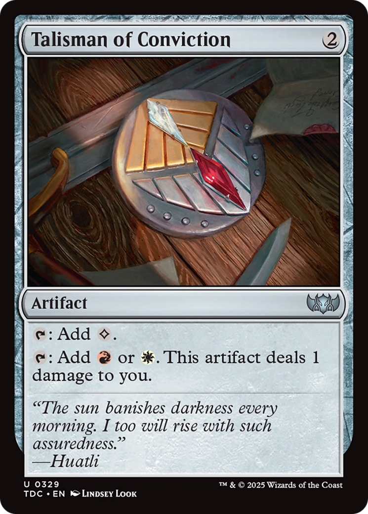 Talisman of Conviction [Tarkir: Dragonstorm Commander] | Exor Games Summserside
