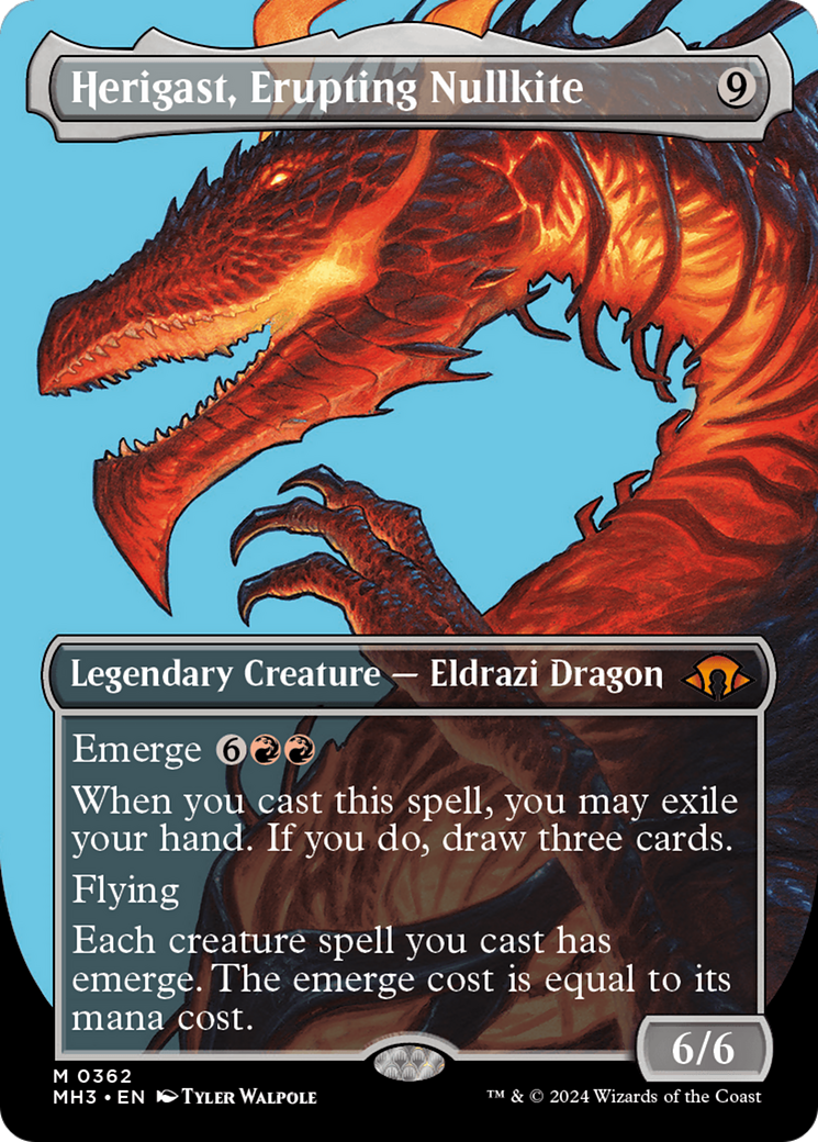 Herigast, Erupting Nullkite (Borderless) [Modern Horizons 3] | Exor Games Summserside