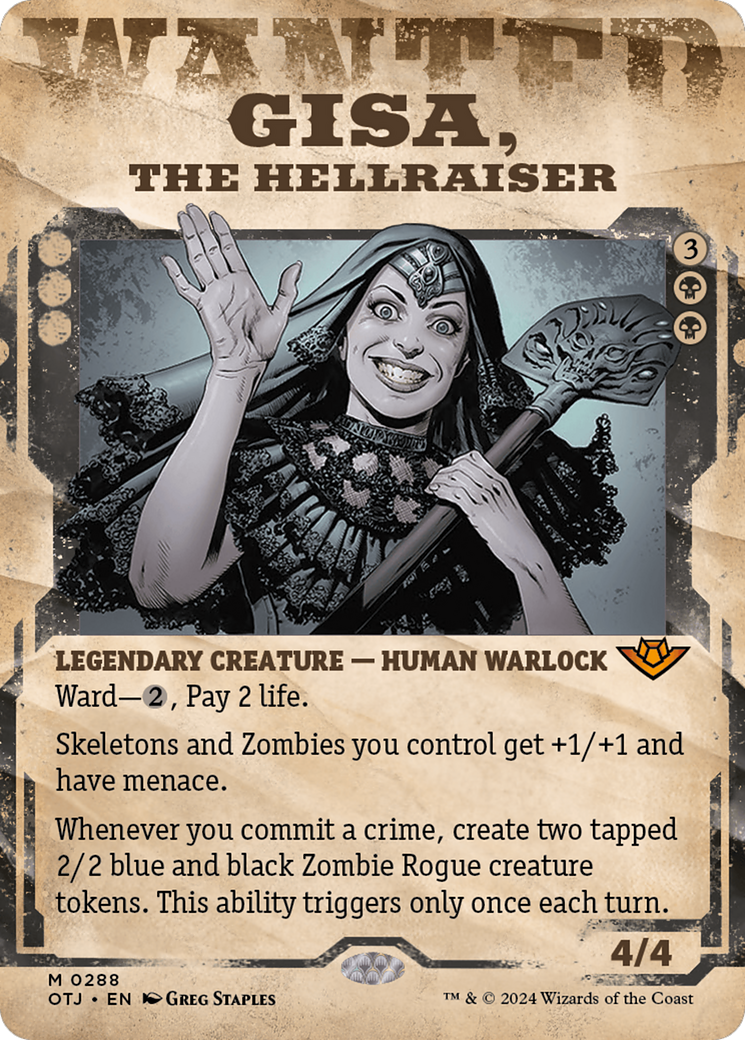 Gisa, the Hellraiser (Showcase) [Outlaws of Thunder Junction] | Exor Games Summserside