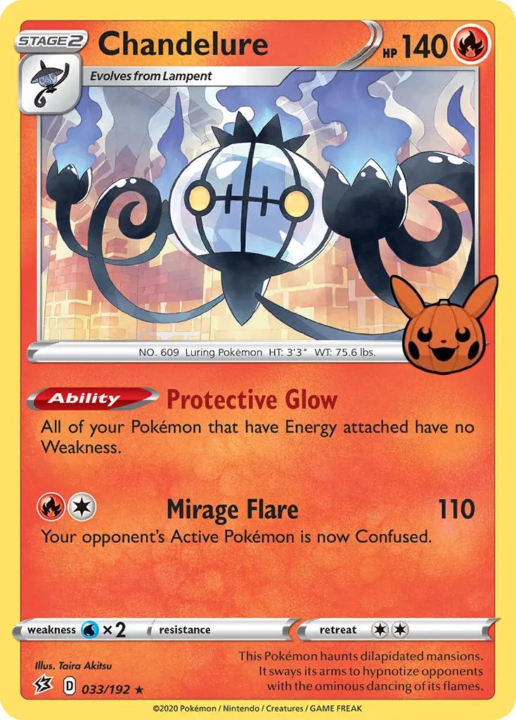 Chandelure (033/192) [Trick or Trade] | Exor Games Summserside