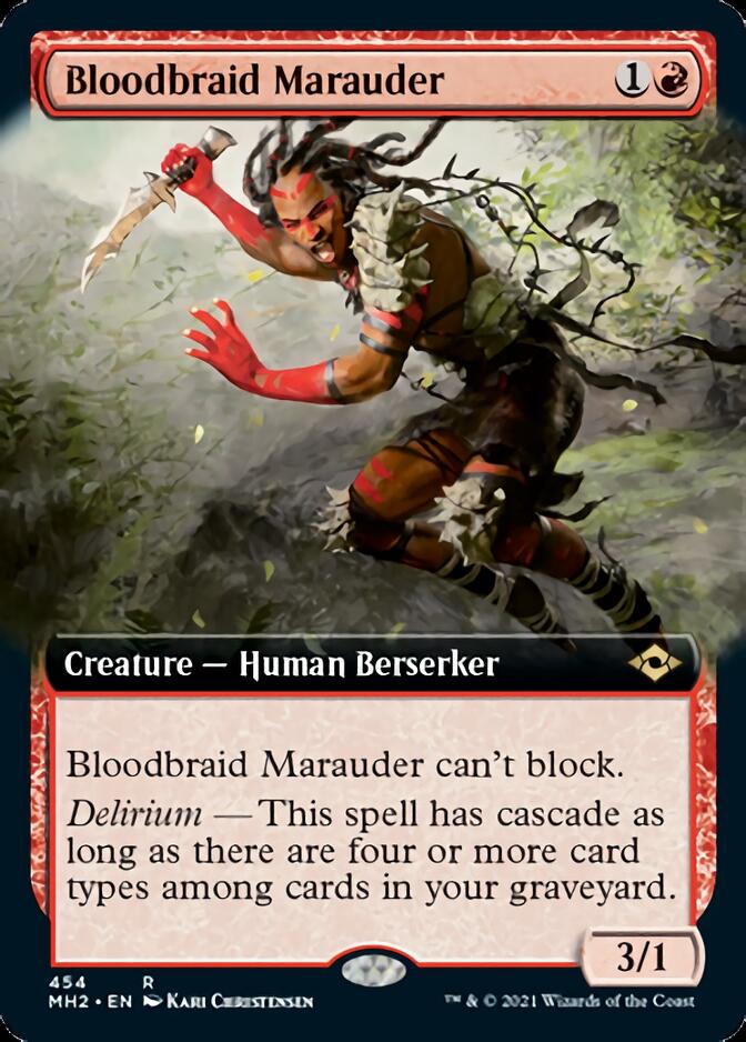 Bloodbraid Marauder (Extended Art) [Modern Horizons 2] | Exor Games Summserside