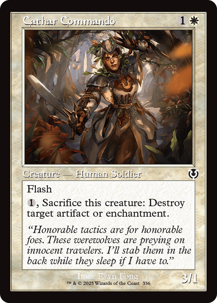 Cathar Commando (Retro Frame) [Innistrad Remastered] | Exor Games Summserside