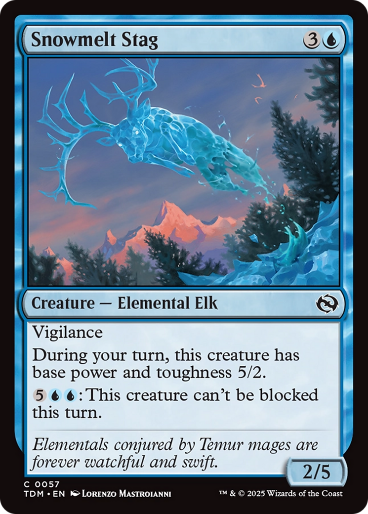 Snowmelt Stag [Tarkir: Dragonstorm] | Exor Games Summserside