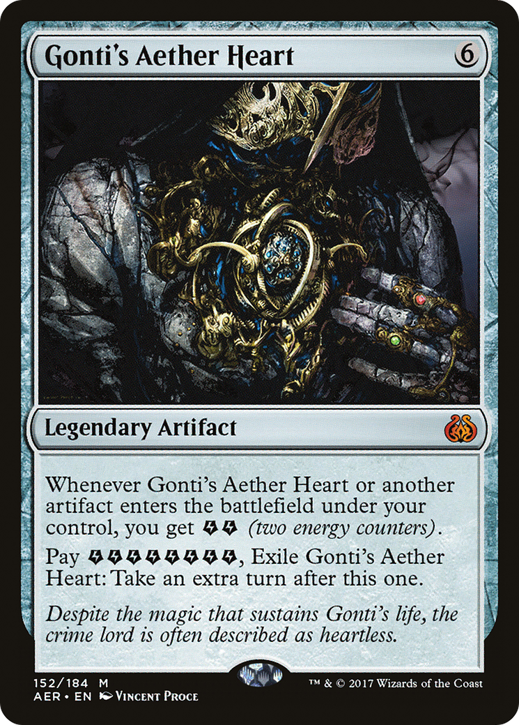 Gonti's Aether Heart (Ripple Foil) [Modern Horizons 3 Commander] | Exor Games Summserside