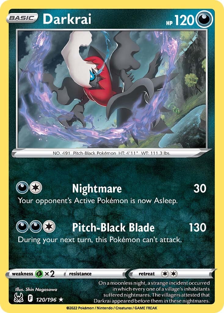 Darkrai (120/196) [Sword & Shield: Lost Origin] | Exor Games Summserside