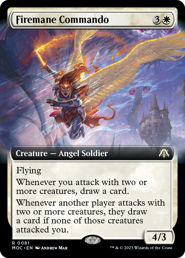 Firemane Commando (Extended Art) [March of the Machine Commander] | Exor Games Summserside
